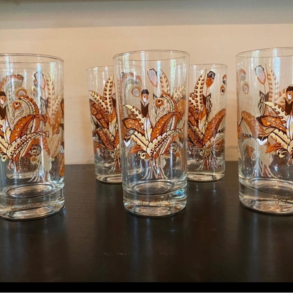 Signed Briard 1950-60’s Designer Glassware